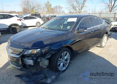 2015 Chevrolet Impala 1Lt из США, поврежденный, VIN 2G1115SL5F9244224